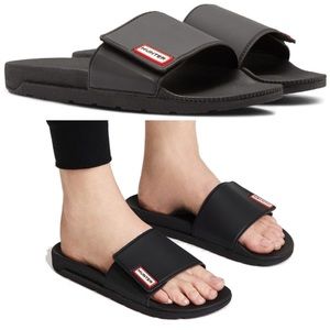 NEW HUNTER WOMEN'S ORIGINAL ADJUSTABLE SLIDES size 5